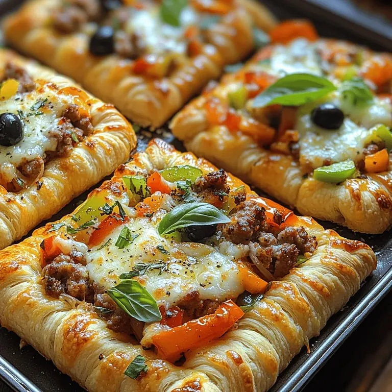 Savory Italian Sub Squares Recipe