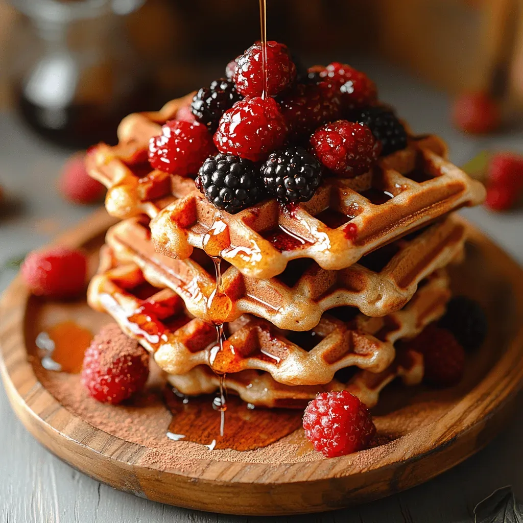 Guilt-Free Berry Protein Waffles: A Delicious Breakfast Option