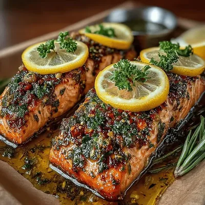 Zesty Lemon Garlic Salmon Delight