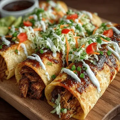 Quick BBQ Chicken Wraps with Crunchy Slaw