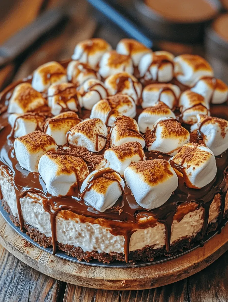 S’mores Cheesecake Extravaganza: A Delicious Fusion of Flavors