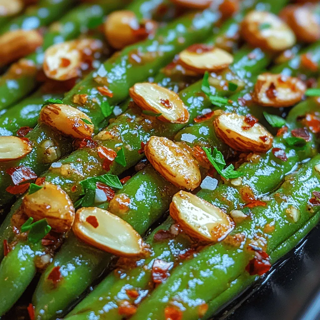 Crunchy Green Beans Delight with Almonds: A Perfect Side Dish for Any Occasion