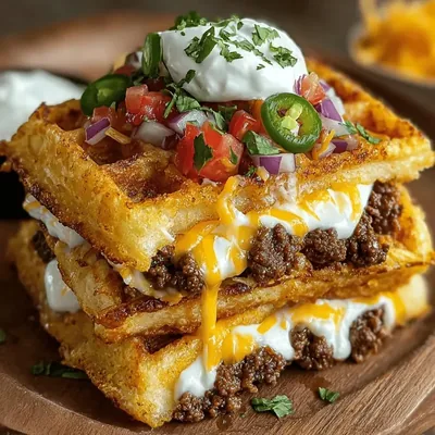 Mini Taco Waffle Sandwiches: The Ultimate Flavor Experience