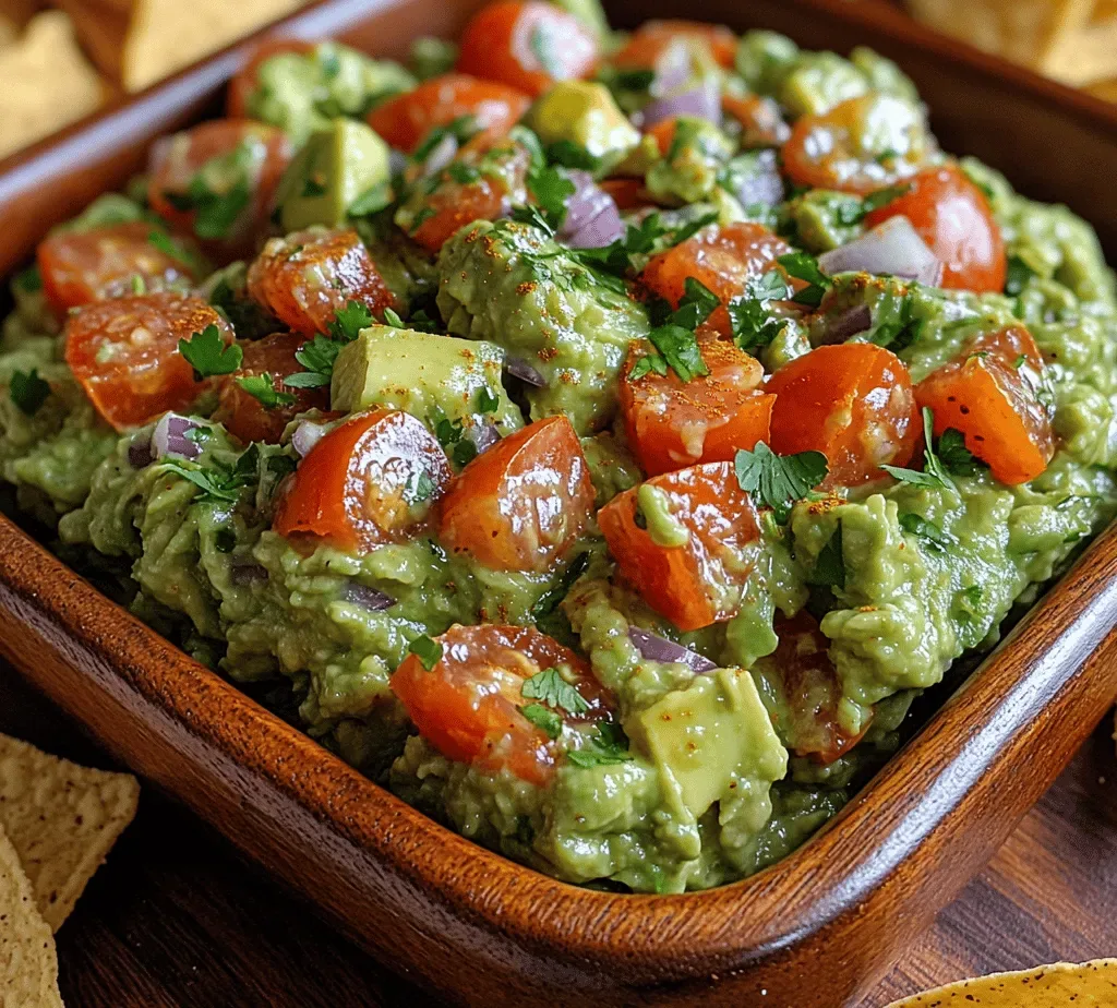 Quick & Zesty Guacamole: A Flavorful Dip for Any Occasion