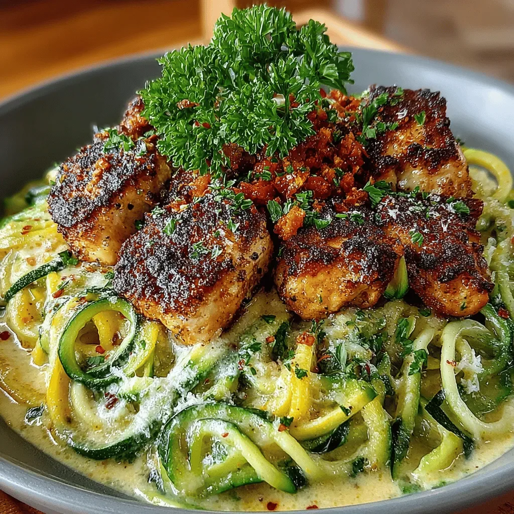 The Ultimate Guide to Creamy Chicken Alfredo Zoodles: A Deliciously Healthy Twist on a Classic Dish