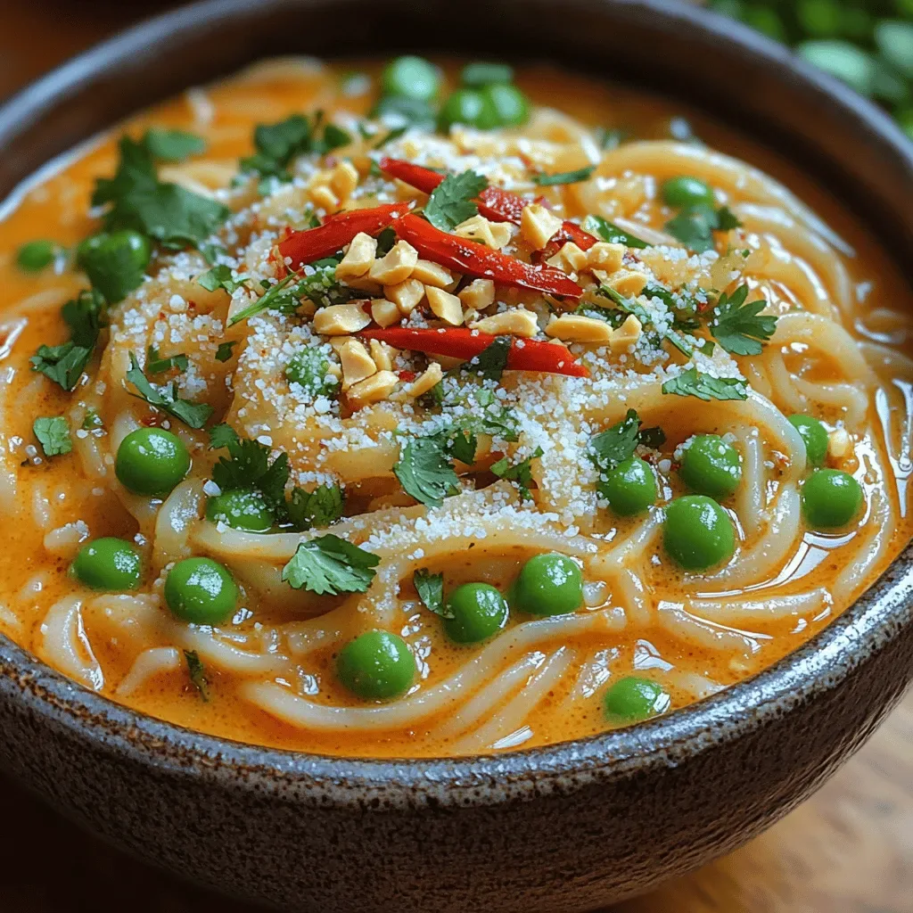 Spicy Thai Coconut Curry Noodles Recipe