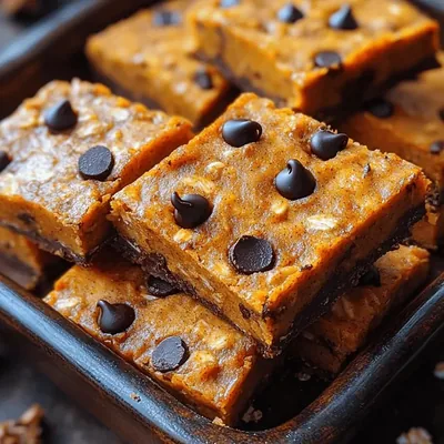 Pumpkin Chocolate Chip Oat Bars: A Deliciously Healthy Snack