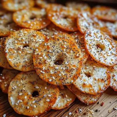 Crunchy Everything Bagel Chips Recipe