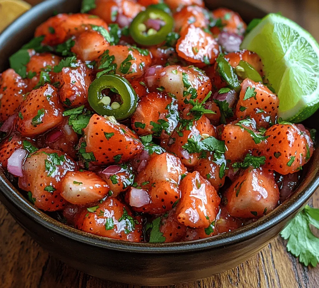 Spicy Strawberry Bliss Salsa: A Unique Flavor Experience