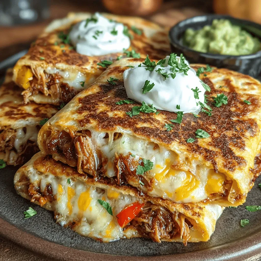 Smoky Grilled BBQ Chicken Quesadillas: Step-by-Step Cooking Instructions