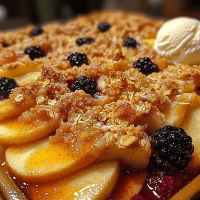 Heavenly Apple and Blackberry Crumble Recipe