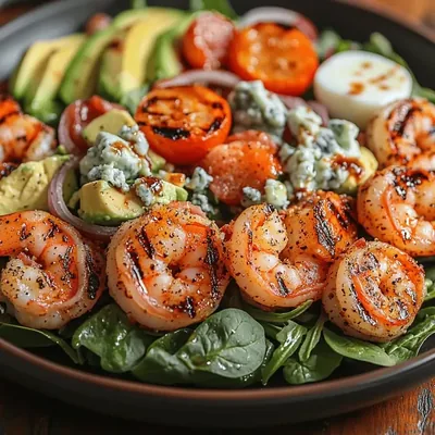 Sizzling Grilled Shrimp Cobb Salad: A Flavorful Twist on a Classic