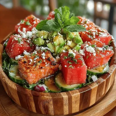Watermelon & Salmon Salad Bowl: Preparation, Tips, and Serving Suggestions