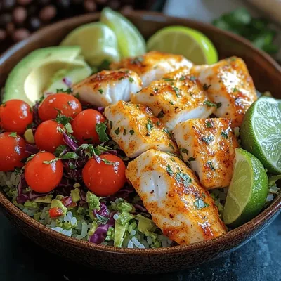 Spicy Baja Fish Taco Bowls: An Explosion of Flavors and Textures