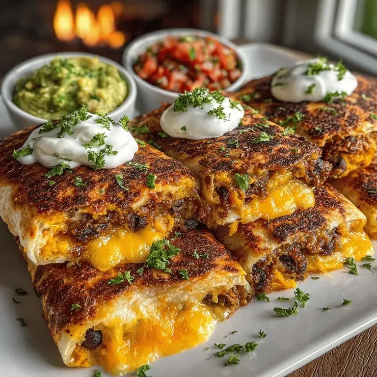 Sweet Potato & Black Bean Fiesta Quesadillas