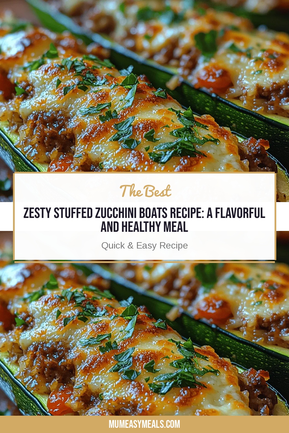 Zesty Stuffed Zucchini Boats Recipe: A Flavorful and Healthy Meal