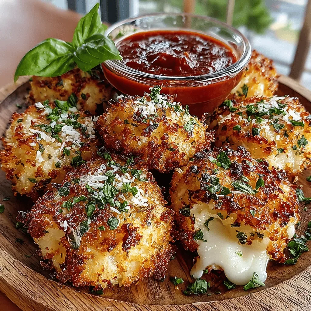 Crispy Mini Air Fryer Chicken Parm Bites