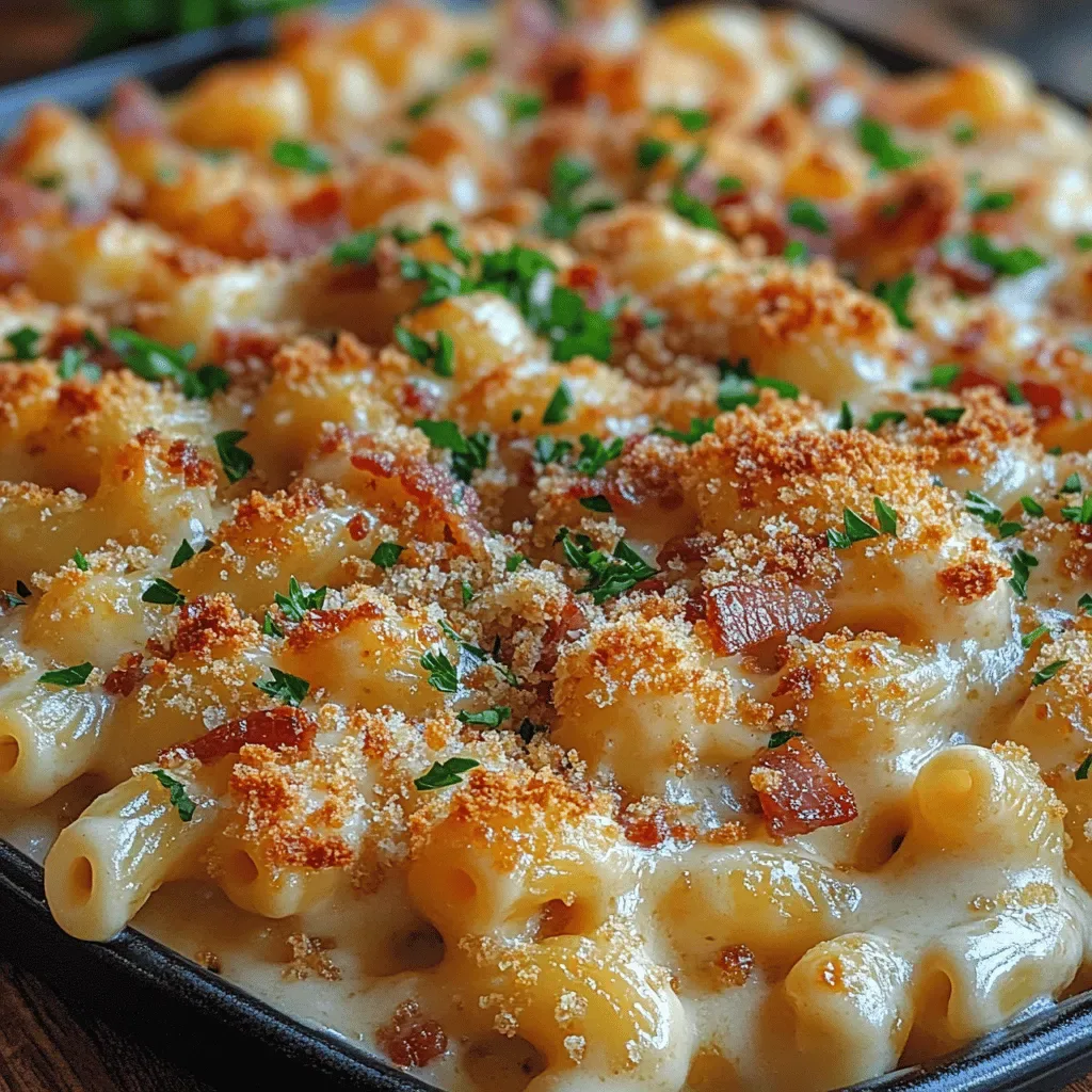 Creamy Bliss Mac & Cheese with Savory Bacon