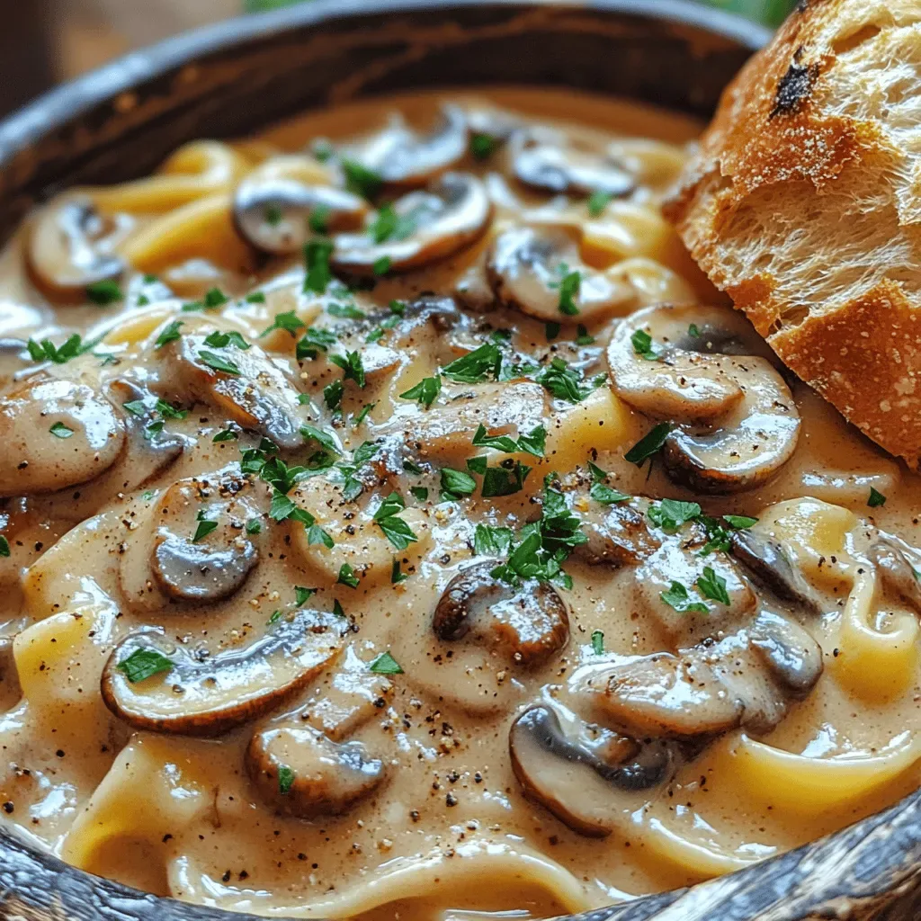 Creamy Mushroom Stroganoff Delight: A Vegan Comfort Food Recipe
