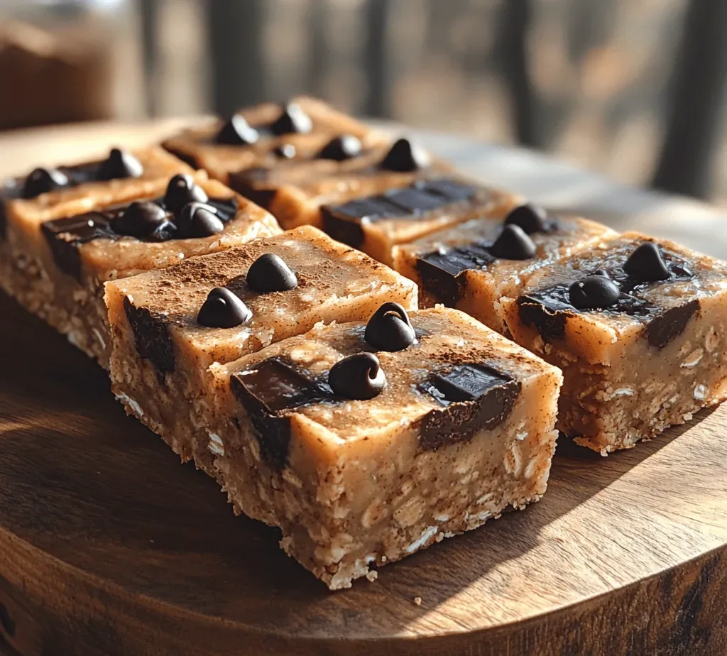 Decadent Healthy Chocolate Chip Oatmeal Bars: A Nutritious Treat