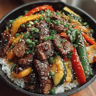 Sizzling Beef and Rainbow Veggie Stir-Fry: A Colorful and Flavorful Meal