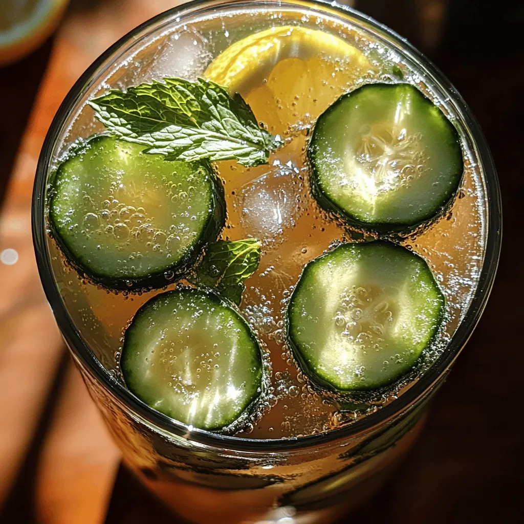 Refreshing Cucumber Lemonade Spritzer Recipe