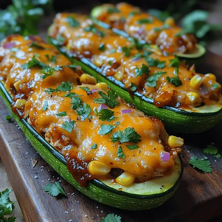 BBQ Chicken Zucchini Boats: A Healthy, Delicious Meal Option