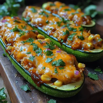 BBQ Chicken Zucchini Boats: A Healthy, Delicious Meal Option