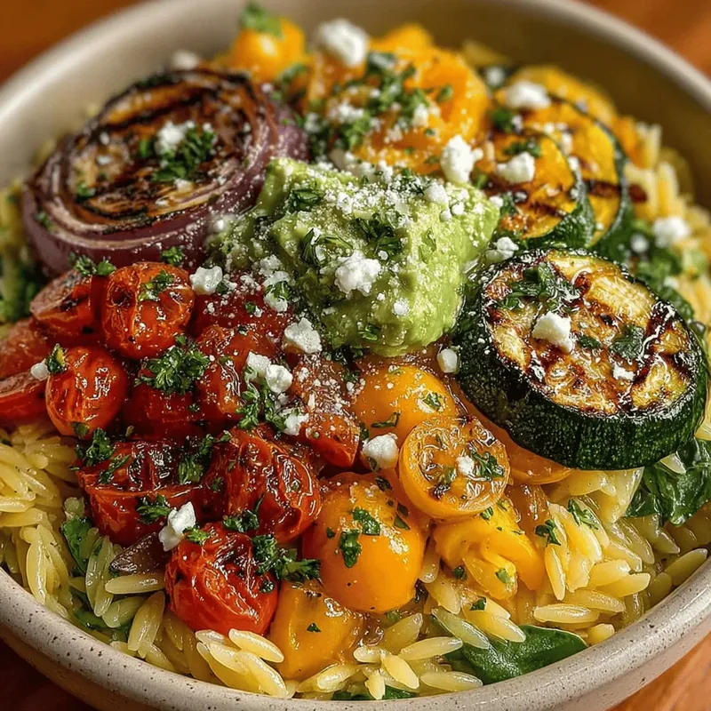 Zesty Orzo Salad with Roasted Veggies: A Flavorful Delight