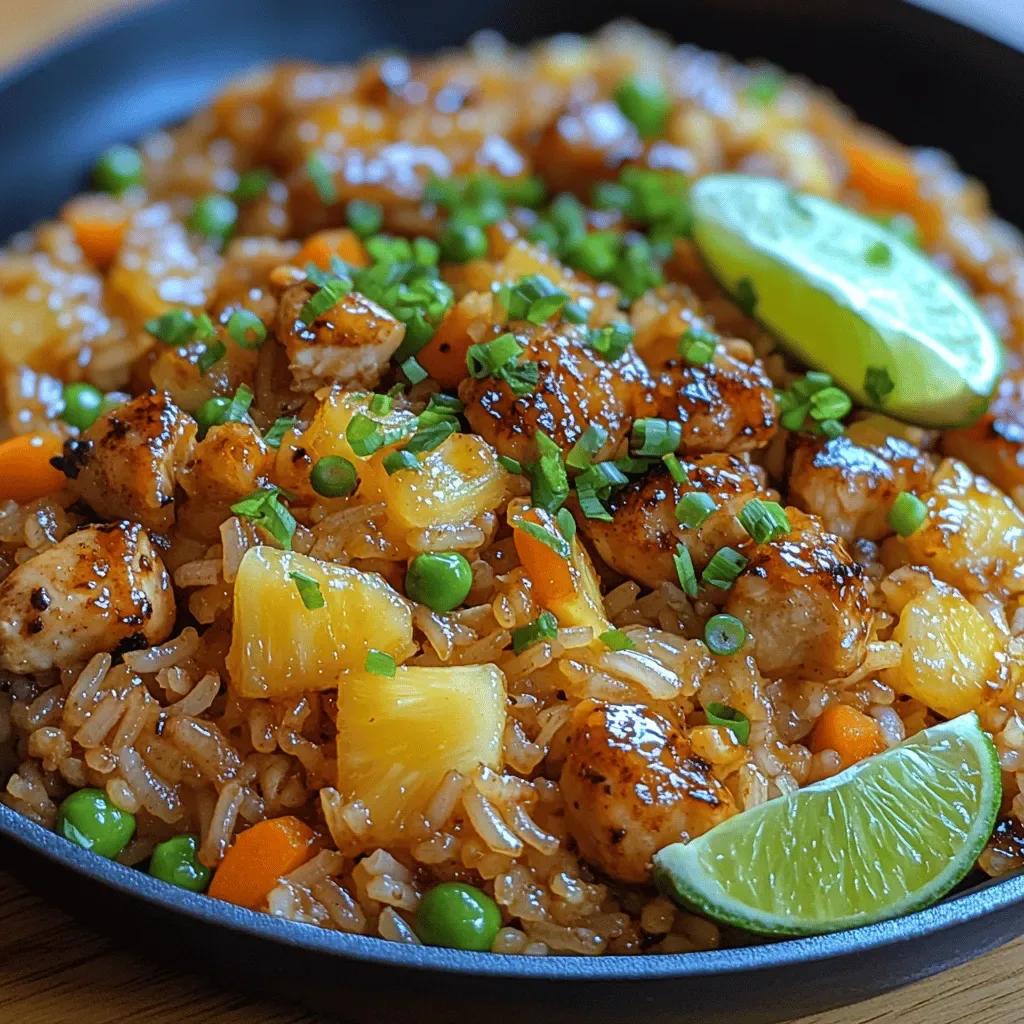 Tropical Delight: Pineapple Chicken Fried Rice Recipe