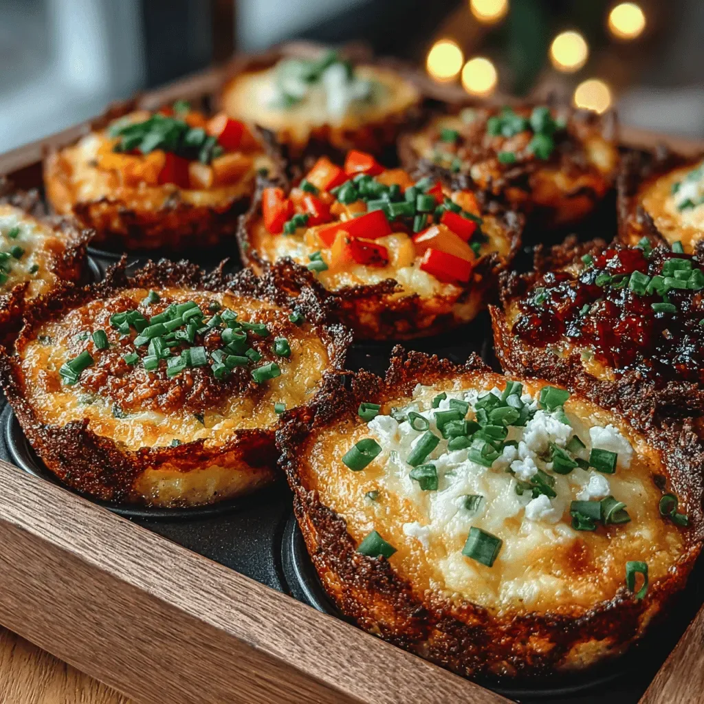 Mini Frittata Hash Brown Disks