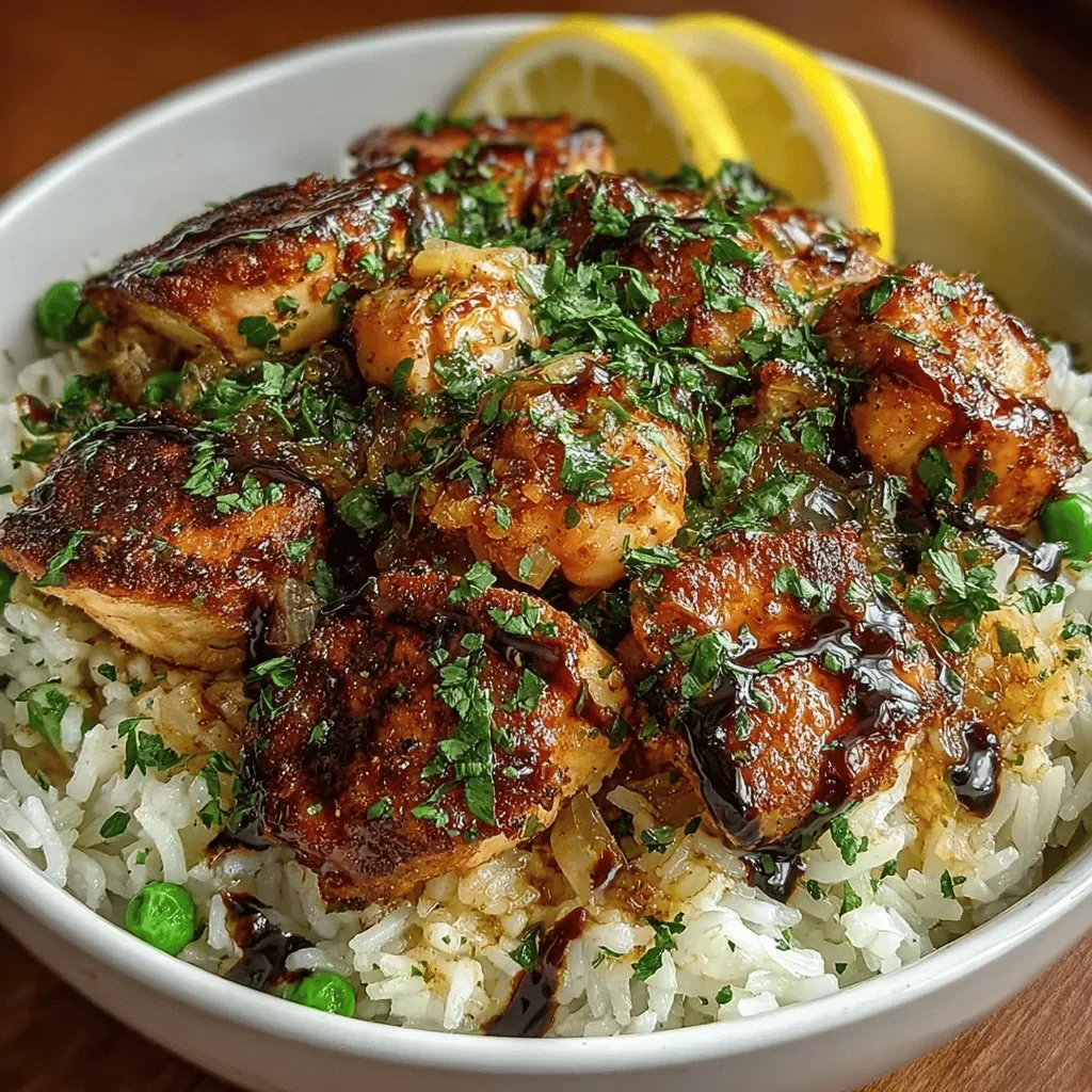 Savory Chicken & Rice Bowls with Peas: A Comforting Meal