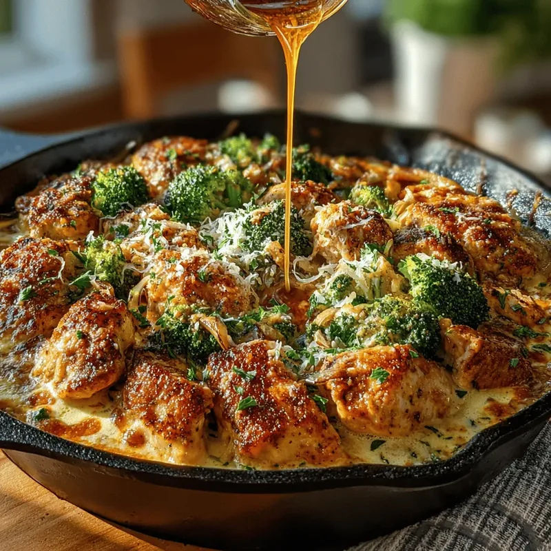 Creamy Chicken and Broccoli Skillet Dinner: A Quick and Delicious Weeknight Meal