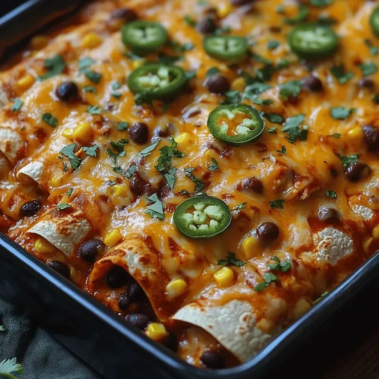 Cheesy Tex-Mex Chicken Enchilada Bake: A Flavorful Delight