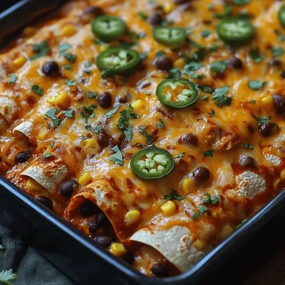 Cheesy Tex-Mex Chicken Enchilada Bake: A Flavorful Delight