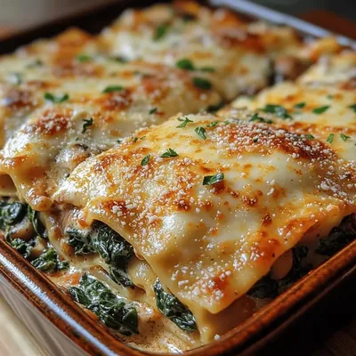 Creamy Spinach Mushroom Lasagna: A Comfort Food Delight