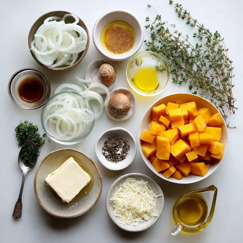 Sweet Caramelized Onion & Pumpkin Skillet