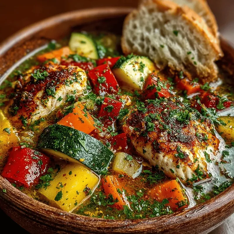 Comforting Chicken & Veggie Chowder