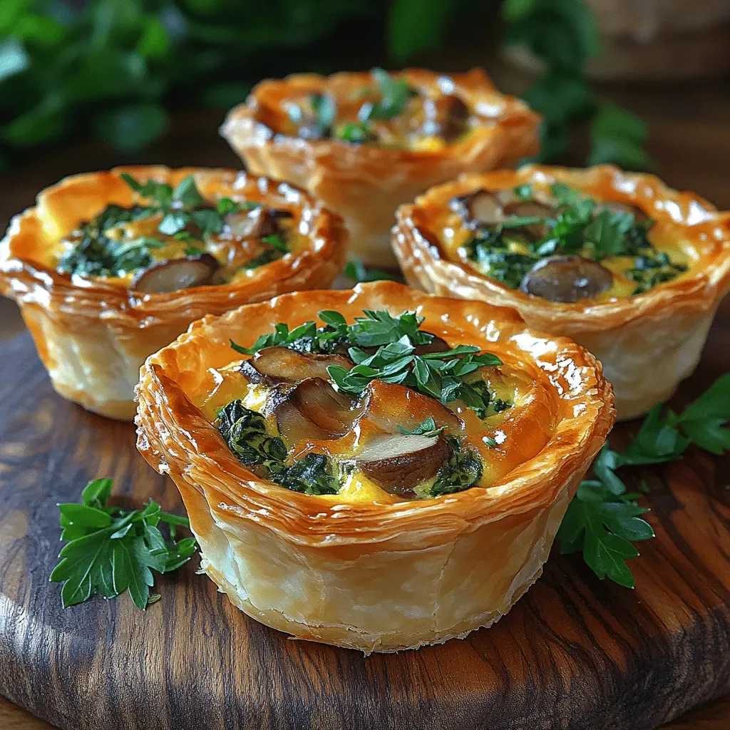 Mini Spinach & Mushroom Quiche Cups: A Delightful Recipe for Every Occasion