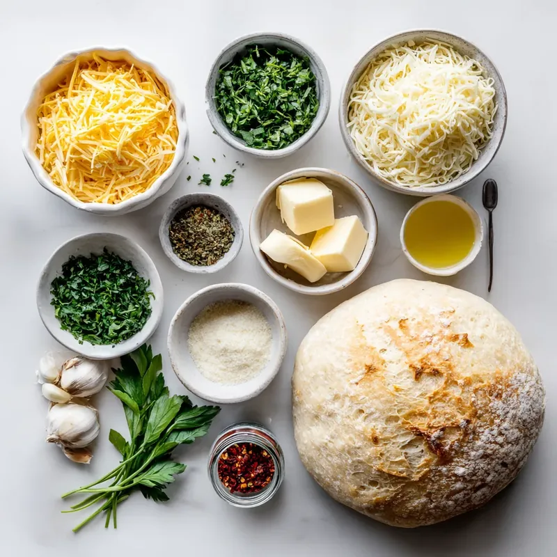 Cheesy Herb & Garlic Bread Pull-Apart