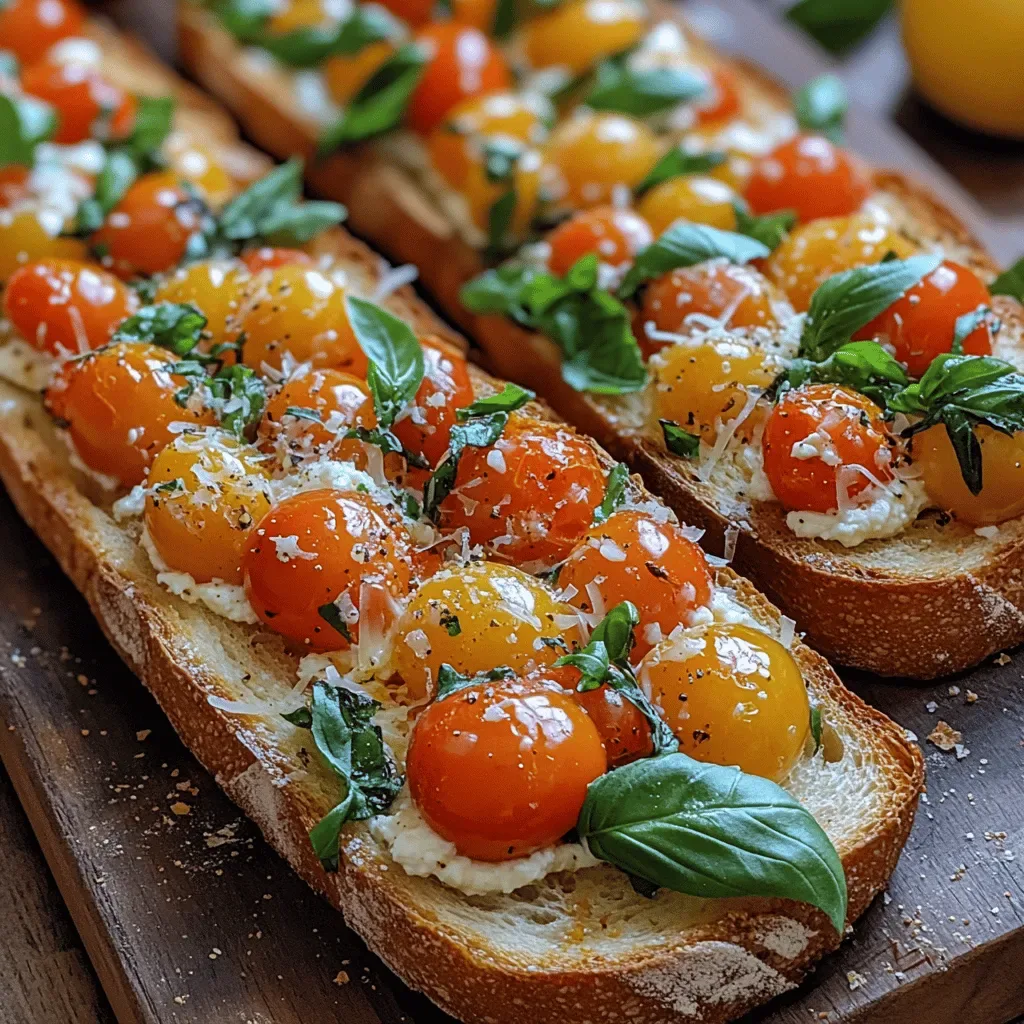 Blistered Tomato Baguette Bliss Recipe
