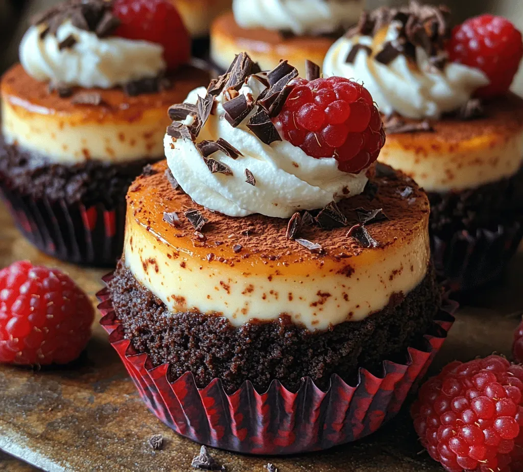 Brownie Bottom Mini Cheesecakes: A Divine Dessert Delight