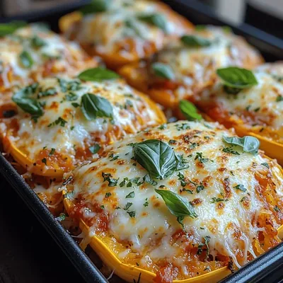 Spaghetti Squash Parmesan Boats: A Healthy Twist on a Classic Dish