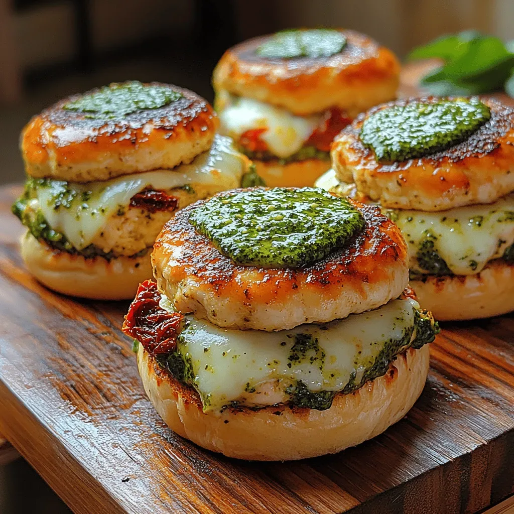 Pesto Chicken Sliders: A Delicious and Trendy Treat