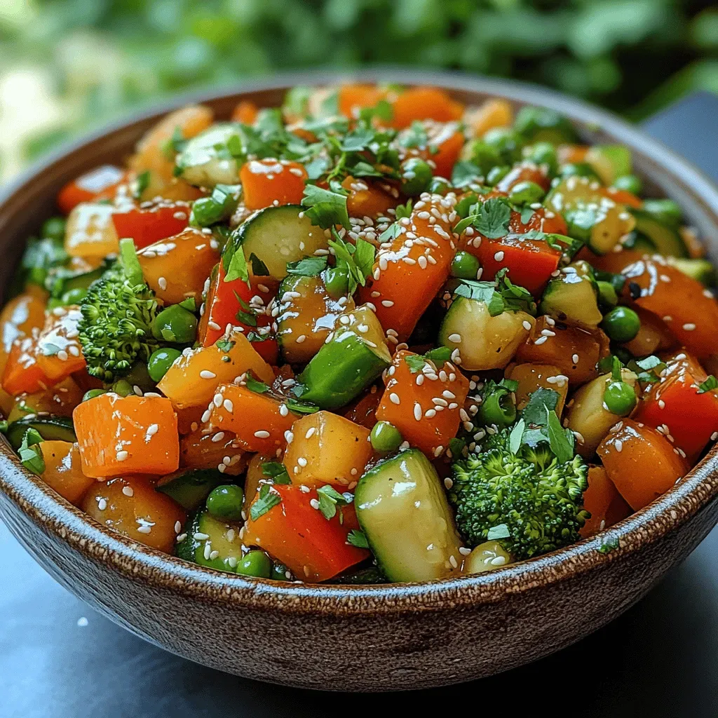 Vibrant Summer Garden Vegetable Stir-Fry: A Seasonal Delight