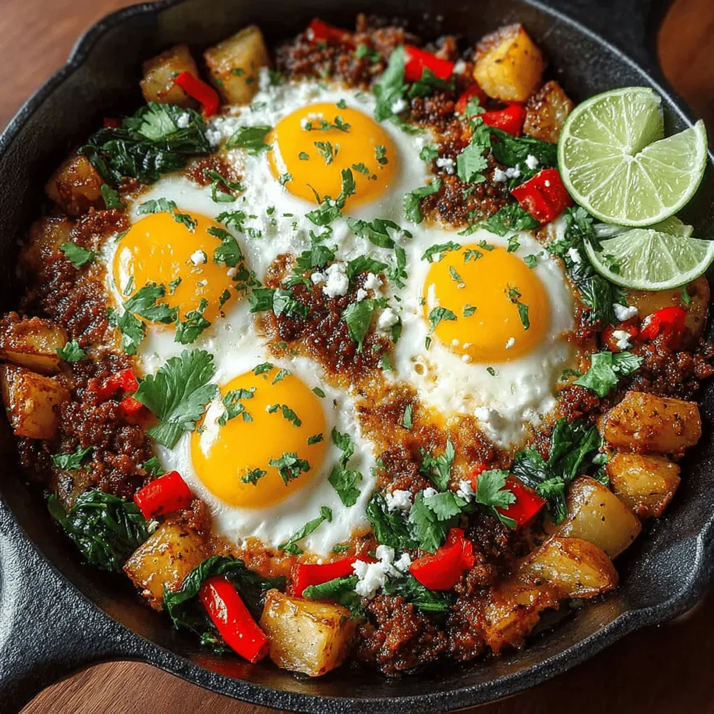 Spicy Green Chili Breakfast Hash