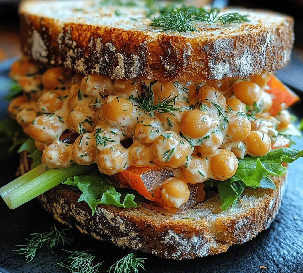 Chickpea Delight Sandwich Recipe