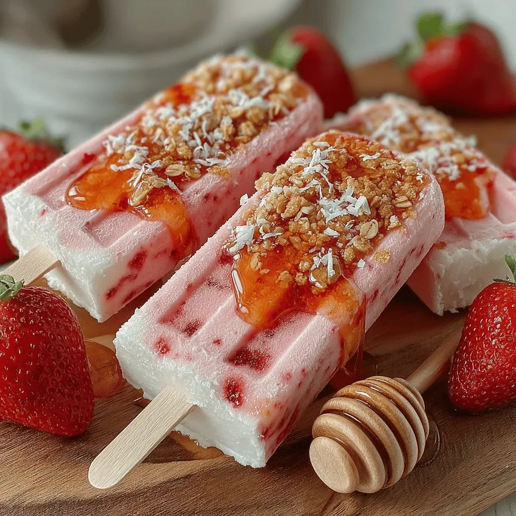 Berry Bliss Frozen Strawberry Yogurt Pops: Recipe Completion and Serving Suggestions