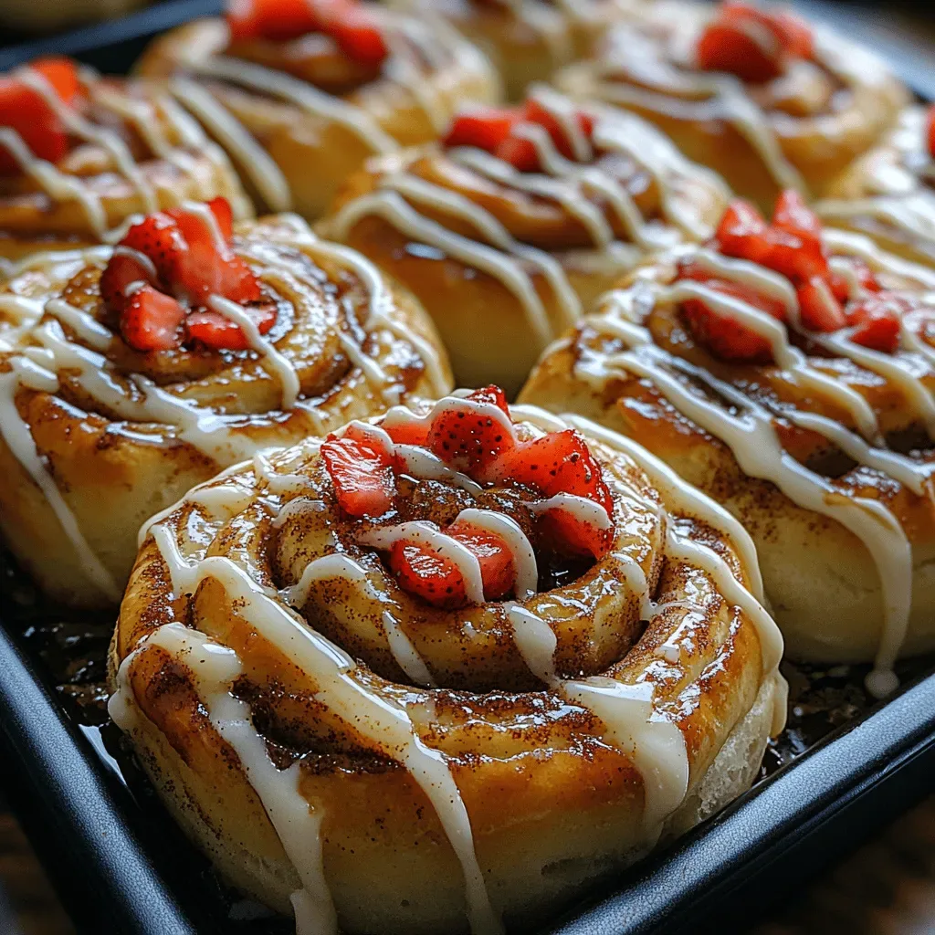 Indulge in Delight: Strawberry Cheesecake Cinnabon Rolls Recipe