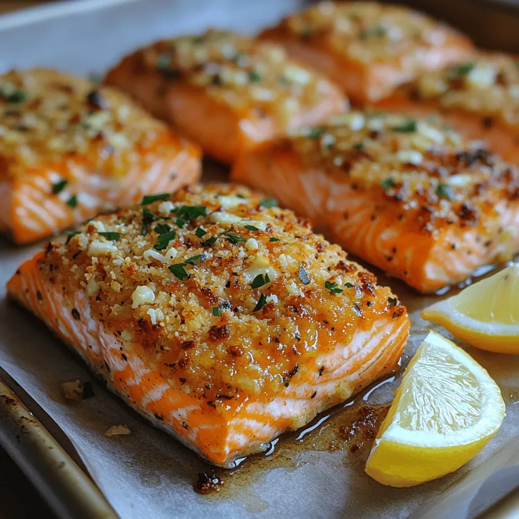 Savory Baked Parmesan Crusted Salmon